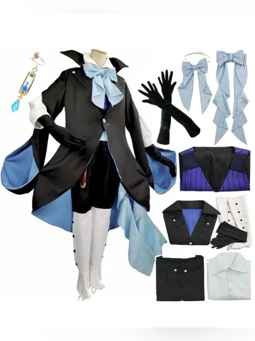 Vanitas Cosplay, the Case Study of Vanitas Cosplay Costume Uniform Wig Coat Vani